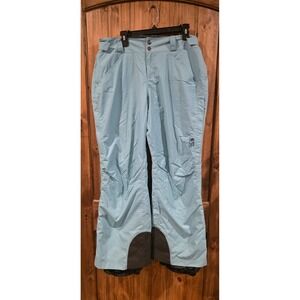 Mountain Hardwear Recco Ski Snow Pants Womens XL Light Blue Insulated Winter